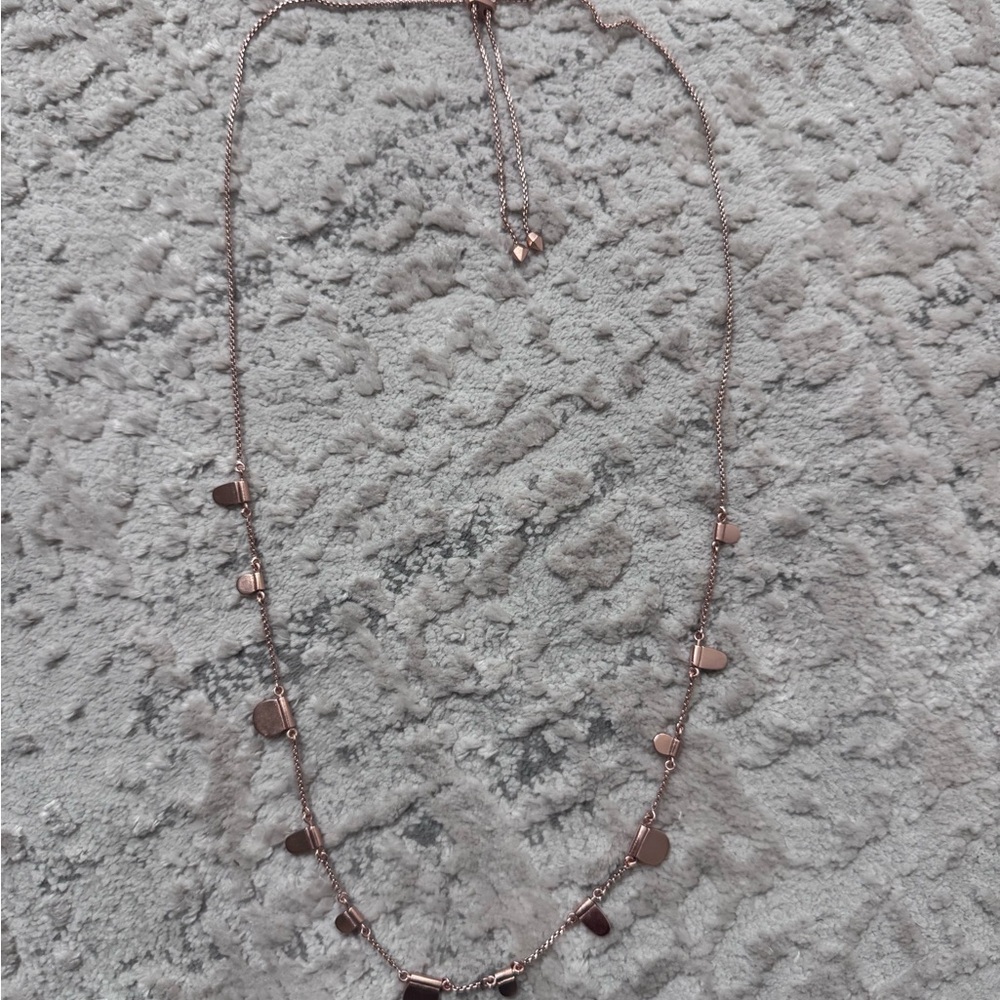 Kendra Scott Rose Gold Necklace